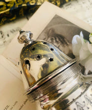 Load image into Gallery viewer, Antique engraved silver plated sugar shaker
