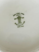 Load image into Gallery viewer, Crown Staffordshire white rose trinket pot 11cm
