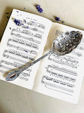 Load image into Gallery viewer, Original silver plated vintage berry spoon
