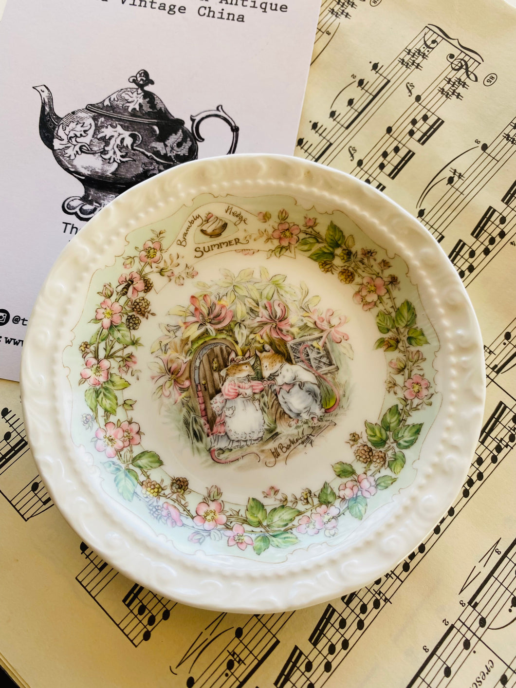 Bramley hedge trinket dish 12cm ‘Summer’