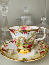 Load image into Gallery viewer, Rare Royal Albert ‘A celebration of the old country roses garden’ Teacup and saucer set
