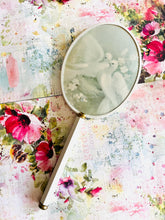 Load image into Gallery viewer, Vintage 1960s had mirror with white doves
