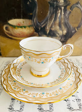 Load image into Gallery viewer, Stunning 1950s Tuscan china teacup trio
