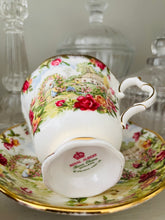 Load image into Gallery viewer, Rare Royal Albert ‘A celebration of the old country roses garden’ Teacup and saucer set
