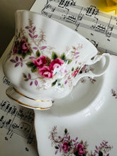 Load image into Gallery viewer, Royal Albert lavender rose snack set
