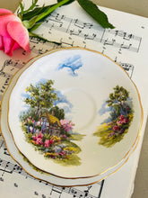 Load image into Gallery viewer, Royal Vale vintage china cottage teacup trio
