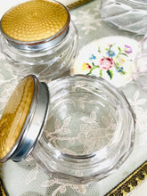 Load image into Gallery viewer, Set of 4 original Regents of London dressing table pots
