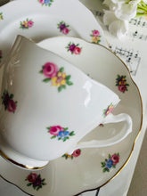 Load image into Gallery viewer, Royal Adderley vintage teacup trio ditsy rose
