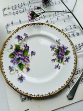 Load image into Gallery viewer, Stunning Paragon china vintage teacup trio ‘violets’
