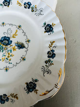 Load image into Gallery viewer, Set of 6 Royal Stafford vintage teaplates with matching cake plate
