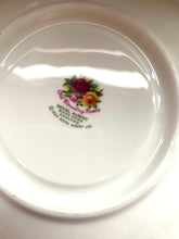 Load image into Gallery viewer, Royal Albert vintage fine bone china soup coupe and saucer ‘old country roses’
