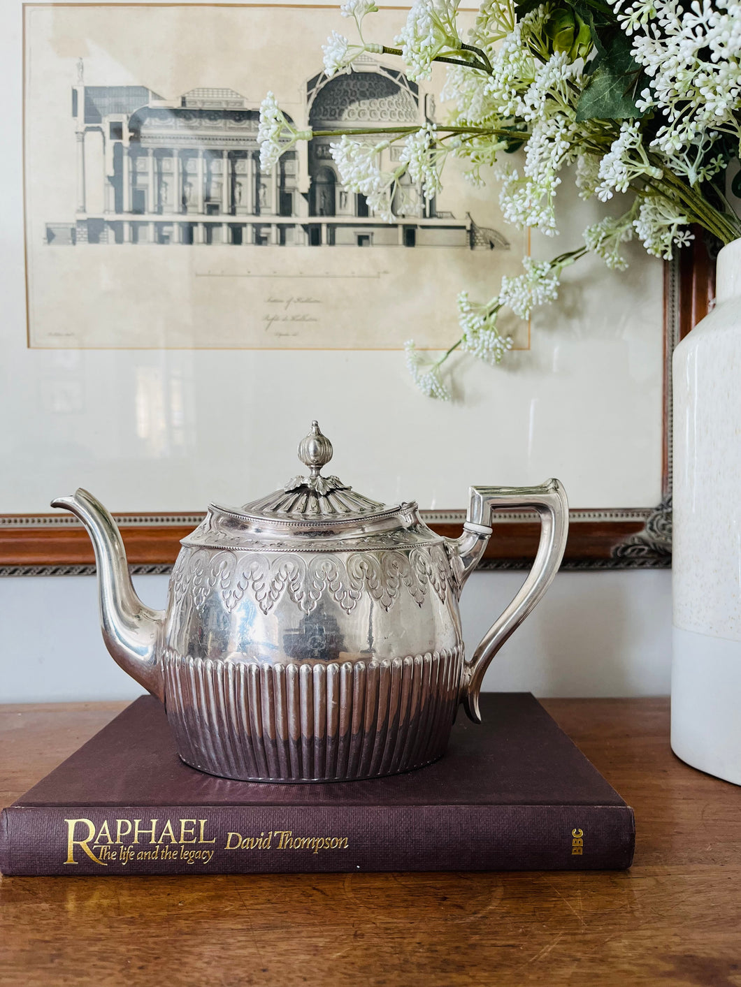 English Antique silver plated Teapot