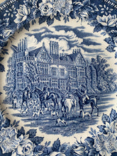 Load image into Gallery viewer, Large English blue and white serving plate H Aynsley and Co Ltd
