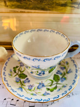 Load image into Gallery viewer, Shelley china coffee cup and saucer ‘harebell’
