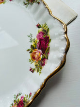 Load image into Gallery viewer, Royal Albert ‘old country roses’ cake plate

