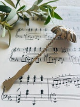 Load image into Gallery viewer, Pretty English silver plated sugar sifter or tea strainer

