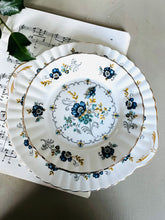 Load image into Gallery viewer, Set of 6 Royal Stafford vintage teaplates with matching cake plate

