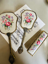 Load image into Gallery viewer, Original vintage dressing table set Made in England c1960
