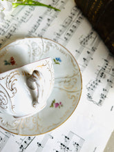 Load image into Gallery viewer, Antique hand painted teacup and saucer
