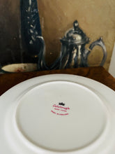 Load image into Gallery viewer, Pretty Colclough china honeysuckle pattern teacup trio

