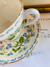 Load image into Gallery viewer, Shelley china coffee cup and saucer ‘harebell’
