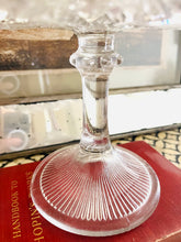 Load image into Gallery viewer, Original glass 1930s glass cake stand 23cm wide 16cm high
