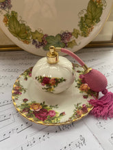 Load image into Gallery viewer, Royal Albert ‘old country roses’ perfume atomiser
