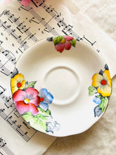 Load image into Gallery viewer, 1930s hand painted teacup and saucer from Bell China England
