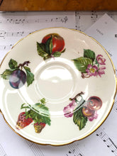 Load image into Gallery viewer, Vintage fine bone china teacup and saucer set
