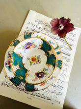 Load image into Gallery viewer, Beautiful 1930s hand painted teacup trio
