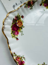 Load image into Gallery viewer, Royal Albert ‘old country roses’ cake plate
