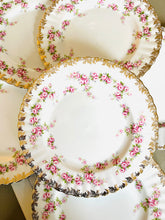 Load image into Gallery viewer, Set of six Royal Albert dimity rose salad plates 21cm
