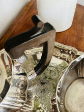 Load image into Gallery viewer, Three piece vintage silver plated teaset Made in England c1930s
