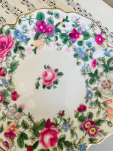 Load image into Gallery viewer, Crown Staffordshire floral shaped dish ‘thousand flowers’ pattern  ‘
