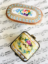 Load image into Gallery viewer, Pair of antique ‘one of a kind’ porcelain pill boxes
