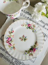 Load image into Gallery viewer, Royal Albert moss rose teacup trio
