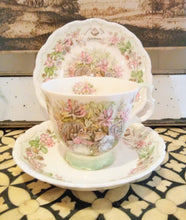Load image into Gallery viewer, Royal Doulton Bramley Hedge teacup trio ‘Summer’

