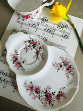 Load image into Gallery viewer, Royal Albert lavender rose snack set
