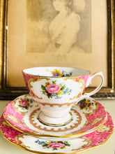 Load image into Gallery viewer, Royal Albert Lady Carlyle teacup trio
