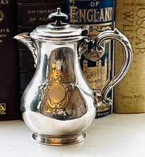 Load image into Gallery viewer, English antique engraved silver plated coffee pot
