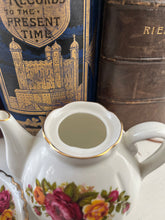 Load image into Gallery viewer, Miniature vintage teapot and teacup and saucer set (2 pieces)
