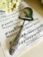 Load image into Gallery viewer, Vintage cheese slice with silver plated handle
