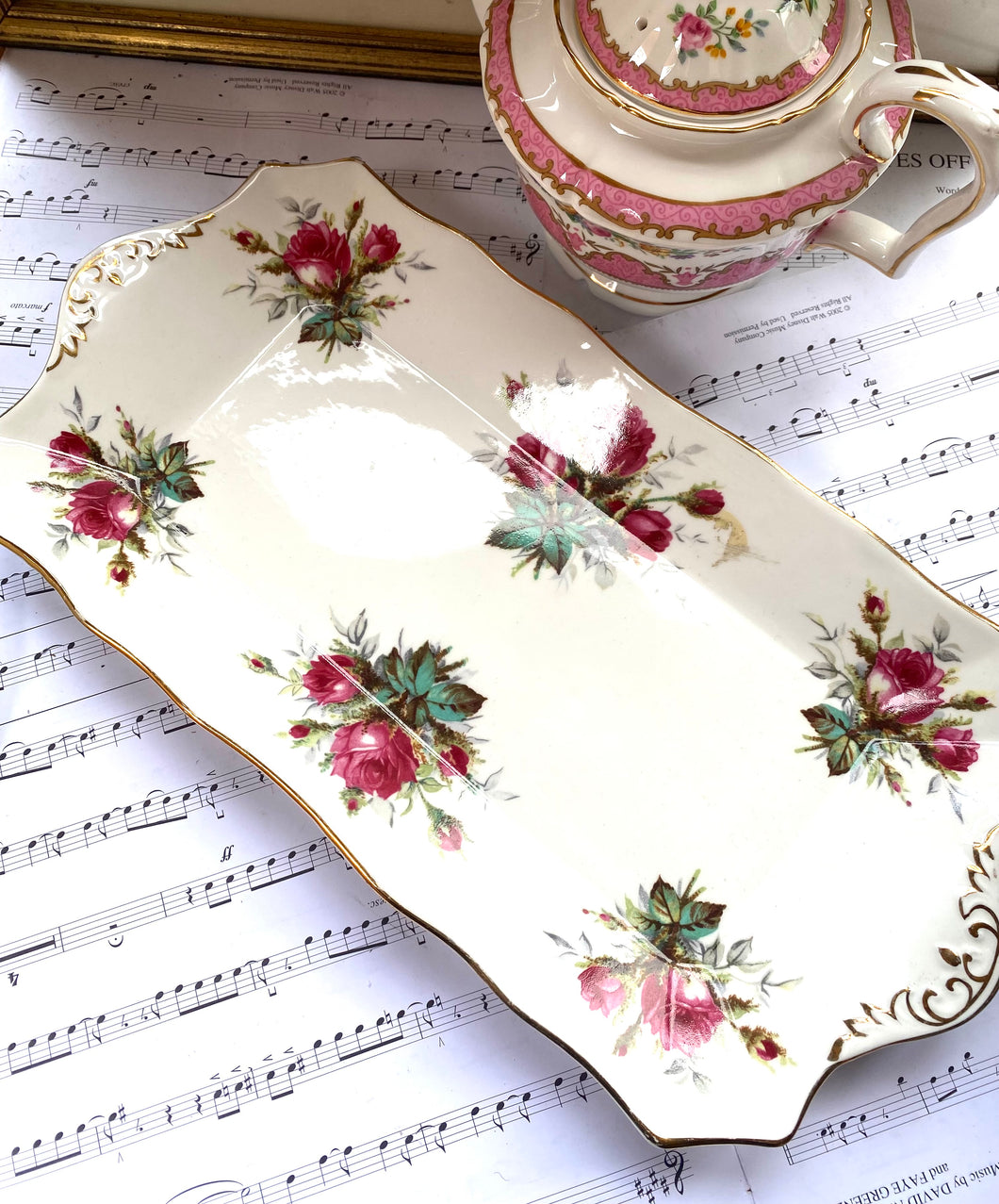 Hammersley china sandwich plate