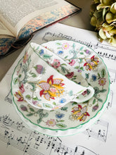 Load image into Gallery viewer, Minton ‘Haddon Hall’ teacup trio
