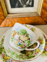 Load image into Gallery viewer, Beautiful Roslyn china teacup trio ‘wayside’
