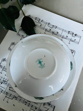 Load image into Gallery viewer, Vintage crown Staffordshire white rose teacup trio
