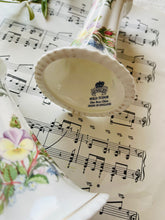 Load image into Gallery viewer, Pair of Aynsley fine bone china candlesticks ‘Wild Tudor’ 12cm high

