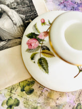 Load image into Gallery viewer, Wedgwood Hathaway Rose fine bone china candlestick
