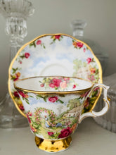 Load image into Gallery viewer, Rare Royal Albert ‘A celebration of the old country roses garden’ Teacup and saucer set
