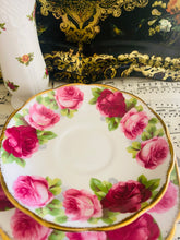 Load image into Gallery viewer, Royal Albert ‘Old English rose’ teacup trio
